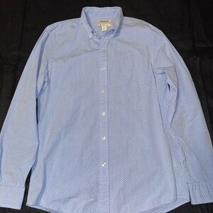 Men's Light Blue Dress Shirt - Medium (M) Slim Fit